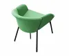 Lu Zi Furniture - Nordic light luxury chair backrest for bedroom girls' home use, popular makeup stool, dressing table, simple and ins-style makeup chair Item Picture